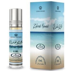 Zahrat Hawaii Roll-On Attar Oil by Al Rehab, NWT